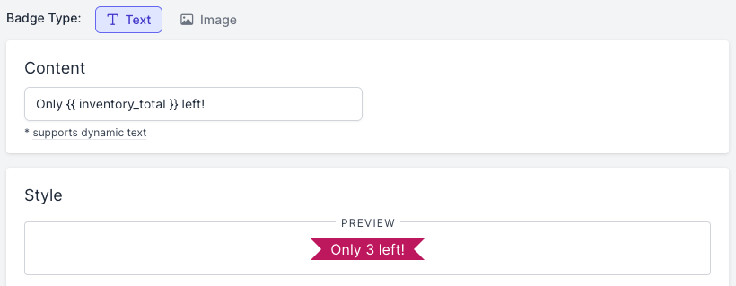 How to use the ALT badge and GIF label