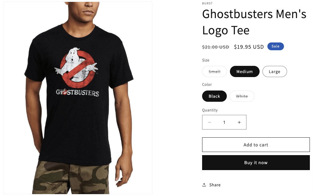 Ghostbusters tee