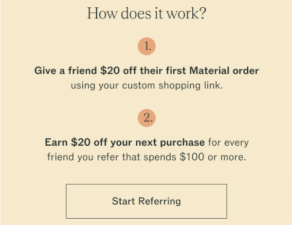 Referral discounts