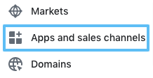 Apps sales channels.