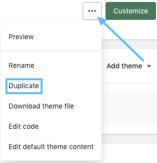 Duplicate theme.