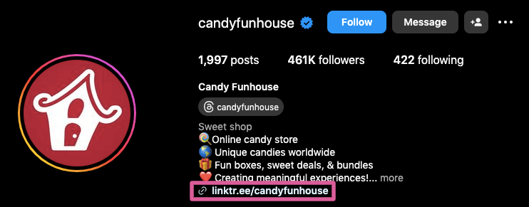 Canndy funhouse bio link