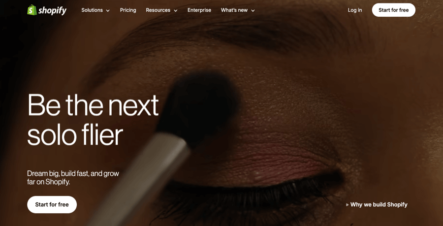 Shopify Homepage
