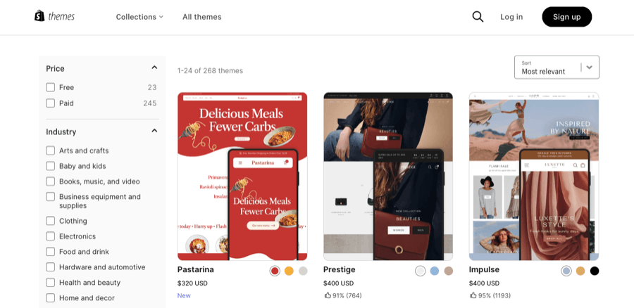Shopify Theme Store