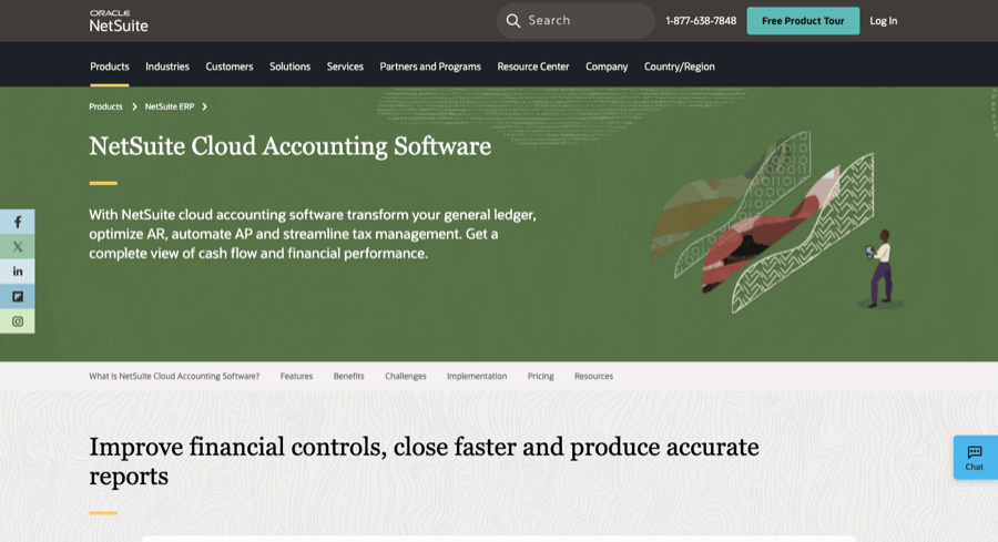 NetSuite Cloud Accounting Software