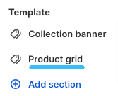 Product grid