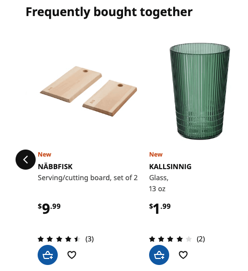 IKEA bought together