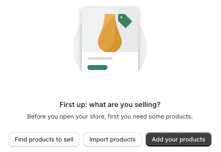 Shopify add products