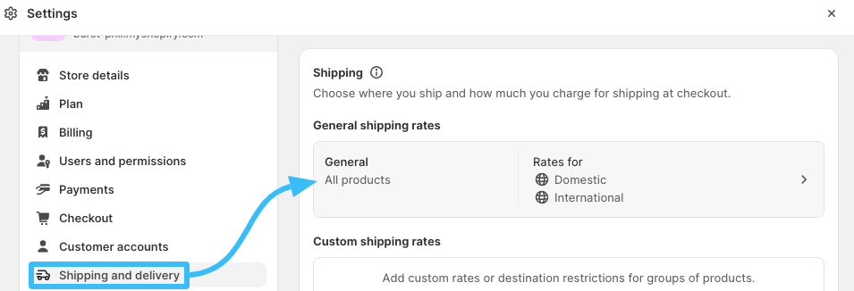 Shopify add free shipping
