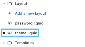 Theme liquid