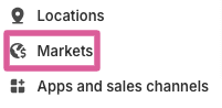 Shopify markets