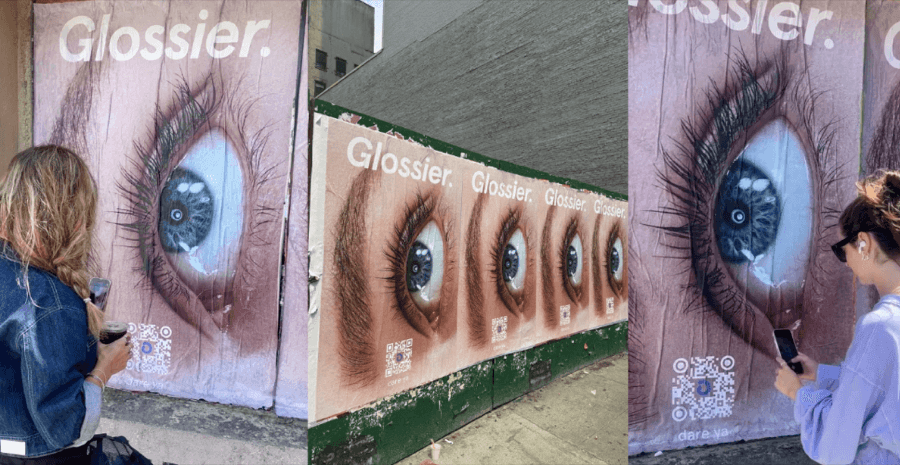 Glossier Shop campaign