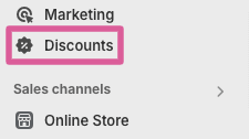 Shopify discounts