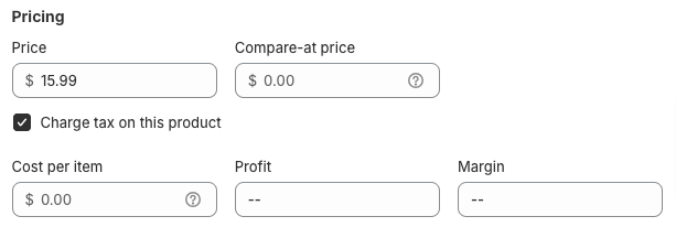 Shopify pricing