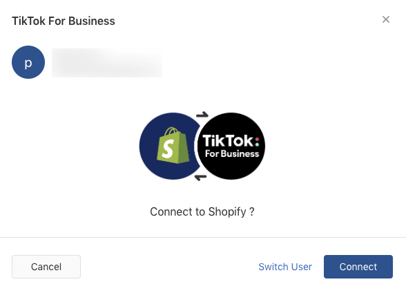 Connect TikTok to Shopify